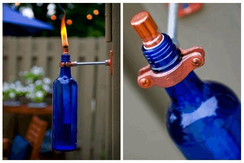 homemade tiki torches